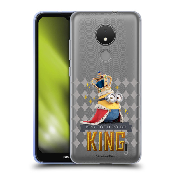 Minions Minion British Invasion King Bob Soft Gel Case for Nokia C21