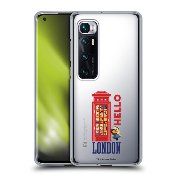 Minions Minion British Invasion Telephone Booth Soft Gel Case for Xiaomi Mi 10 Ultra 5G