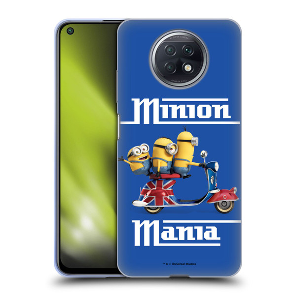 Minions Minion British Invasion Union Jack Scooter Soft Gel Case for Xiaomi Redmi Note 9T 5G