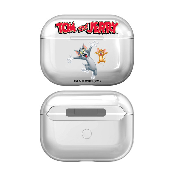 Tom and Jerry Graphics Characters Clear Hard Crystal Cover Case for Apple AirPods Pro Charging Case