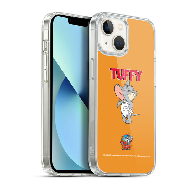 Tom and Jerry Characters Nibbles Soft Gel Case for Apple iPhone 13