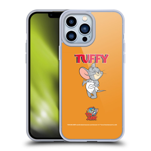 Tom and Jerry Characters Nibbles Soft Gel Case for Apple iPhone 13 Pro Max
