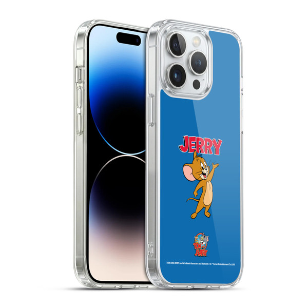 Tom and Jerry Characters Jerry Soft Gel Case for Apple iPhone 14 Pro Max & MagSafe