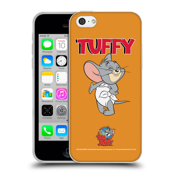 Tom and Jerry Characters Nibbles Soft Gel Case for Apple iPhone 5c