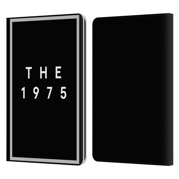 The 1975 Key Art Logo Black Leather Book Wallet Case Cover For Amazon Kindle Paperwhite 1 / 2 / 3
