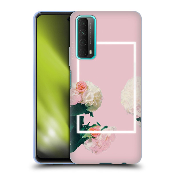 The 1975 Key Art Roses Pink Soft Gel Case for Huawei P Smart (2021)