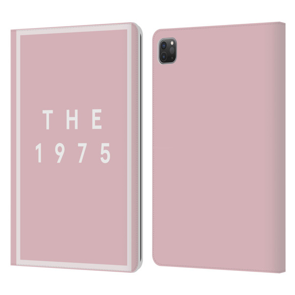 The 1975 Key Art Logo Pink Leather Book Wallet Case Cover For Apple iPad Pro 11 2020 / 2021 / 2022