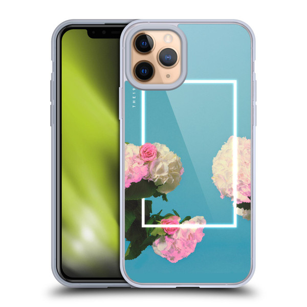 The 1975 Key Art Roses Blue Soft Gel Case for Apple iPhone 11 Pro