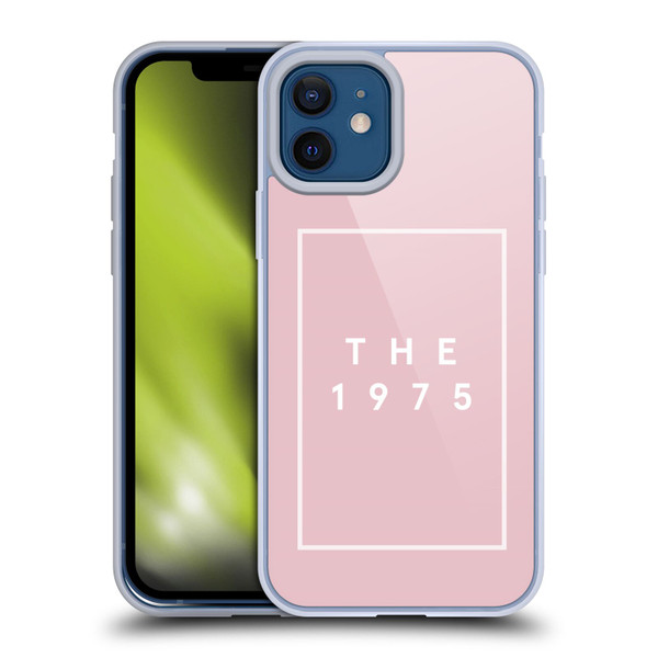 The 1975 Key Art Logo Pink Soft Gel Case for Apple iPhone 12 / iPhone 12 Pro
