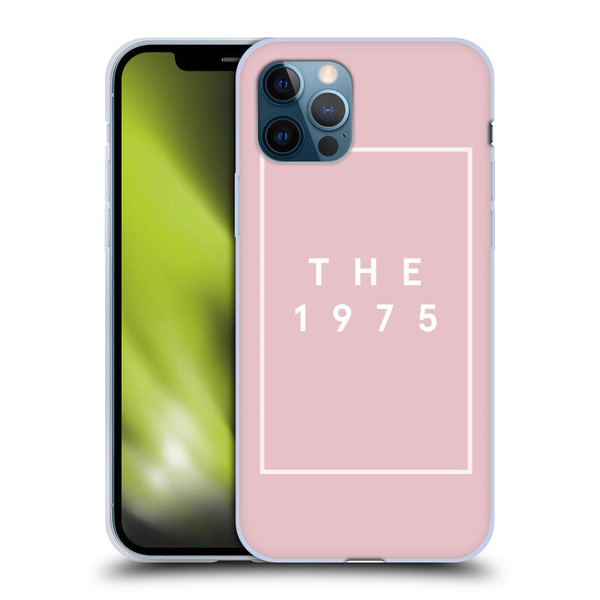 The 1975 Key Art Logo Pink Soft Gel Case for Apple iPhone 12 / iPhone 12 Pro