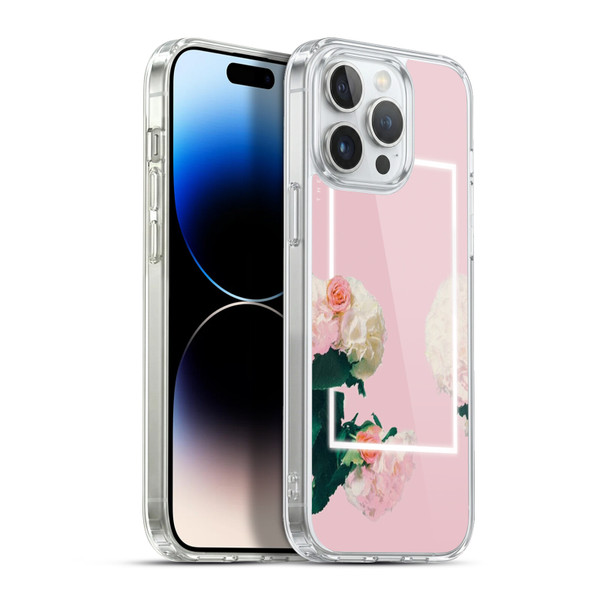 The 1975 Key Art Roses Pink Soft Gel Case for Apple iPhone 13 Pro Max & MagSafe
