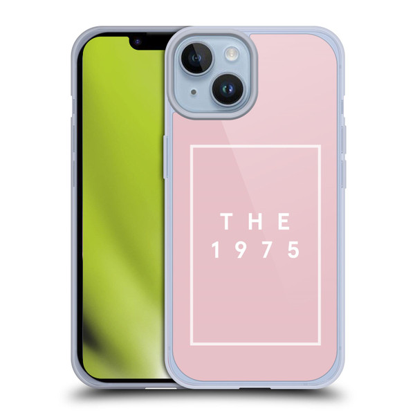 The 1975 Key Art Logo Pink Soft Gel Case for Apple iPhone 14