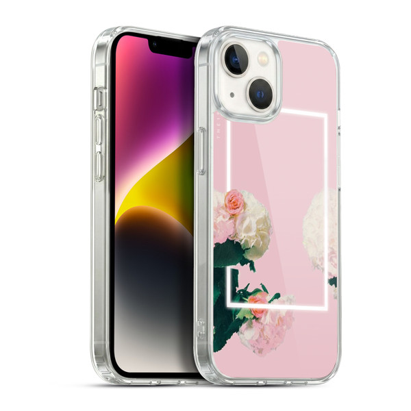 The 1975 Key Art Roses Pink Soft Gel Case for Apple iPhone 14