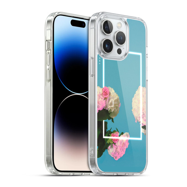 The 1975 Key Art Roses Blue Soft Gel Case for Apple iPhone 14 Pro Max & MagSafe