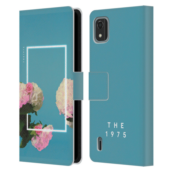 The 1975 Key Art Roses Blue Leather Book Wallet Case Cover For Nokia C2 2nd Edition