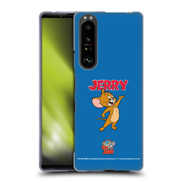 Tom and Jerry Characters Jerry Soft Gel Case for Sony Xperia 1 III