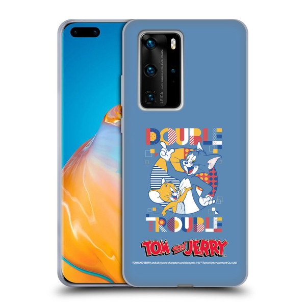 Tom and Jerry Color Blocks Double Trouble Soft Gel Case for Huawei P40 Pro / P40 Pro Plus 5G