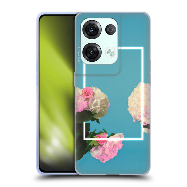 The 1975 Key Art Roses Blue Soft Gel Case for OPPO Reno8 Pro