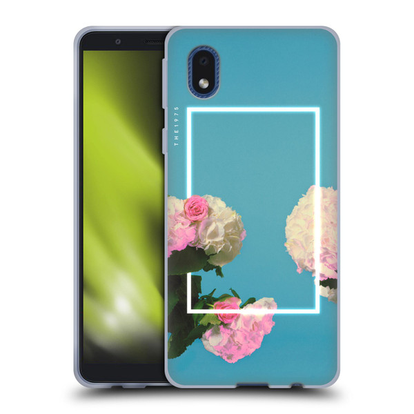 The 1975 Key Art Roses Blue Soft Gel Case for Samsung Galaxy A01 Core (2020)