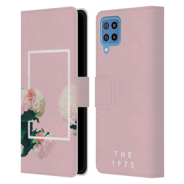The 1975 Key Art Roses Pink Leather Book Wallet Case Cover For Samsung Galaxy F22 (2021)
