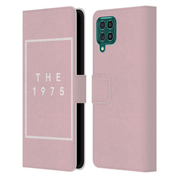 The 1975 Key Art Logo Pink Leather Book Wallet Case Cover For Samsung Galaxy F62 (2021)