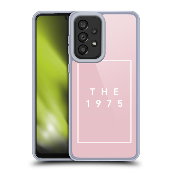 The 1975 Key Art Logo Pink Soft Gel Case for Samsung Galaxy A33 5G (2022)
