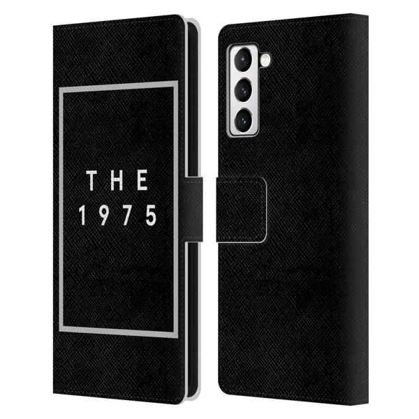 The 1975 Key Art Logo Black Leather Book Wallet Case Cover For Samsung Galaxy S21+ 5G