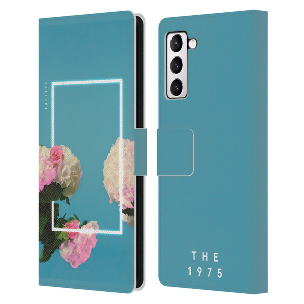 The 1975 Key Art Roses Blue Leather Book Wallet Case Cover For Samsung Galaxy S21+ 5G