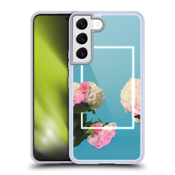 The 1975 Key Art Roses Blue Soft Gel Case for Samsung Galaxy S22 5G