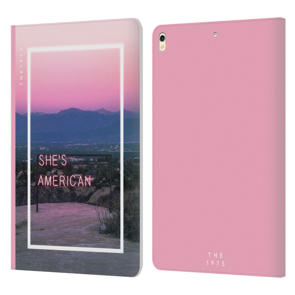 The 1975 Songs She's American Leather Book Wallet Case Cover For Apple iPad Pro 10.5 (2017)