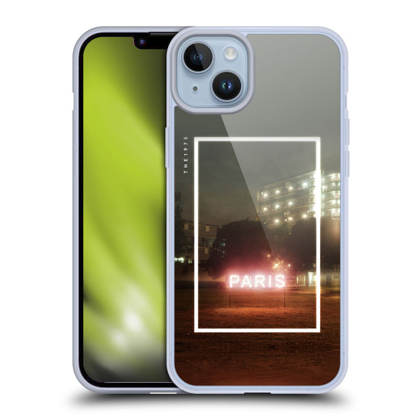 The 1975 Songs Paris Soft Gel Case for Apple iPhone 14 Plus