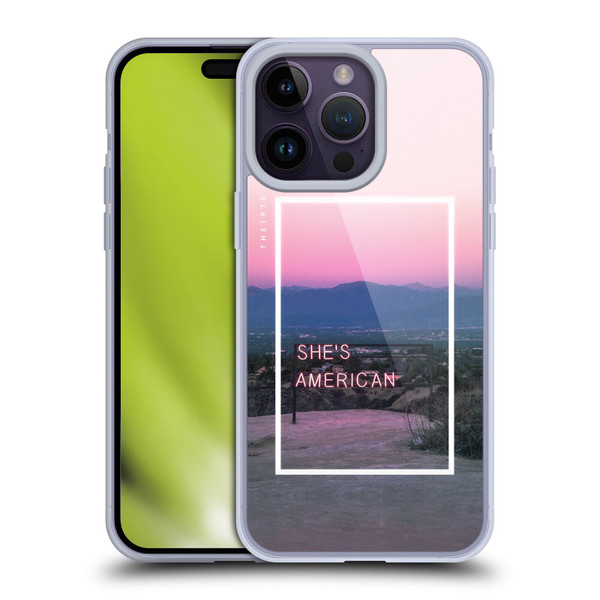 The 1975 Songs She's American Soft Gel Case for Apple iPhone 14 Pro Max