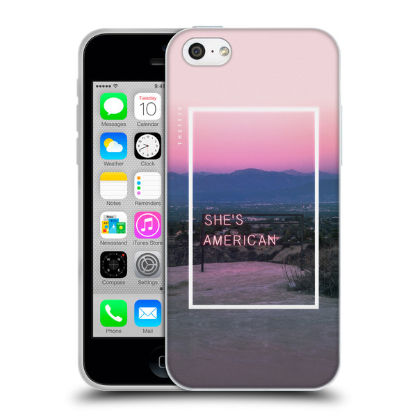 The 1975 Songs She's American Soft Gel Case for Apple iPhone 5c
