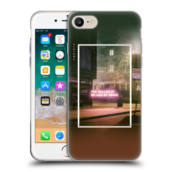 The 1975 Songs The Ballad Of Me And My Brain Soft Gel Case for Apple iPhone 7 / 8 / SE 2020 & 2022