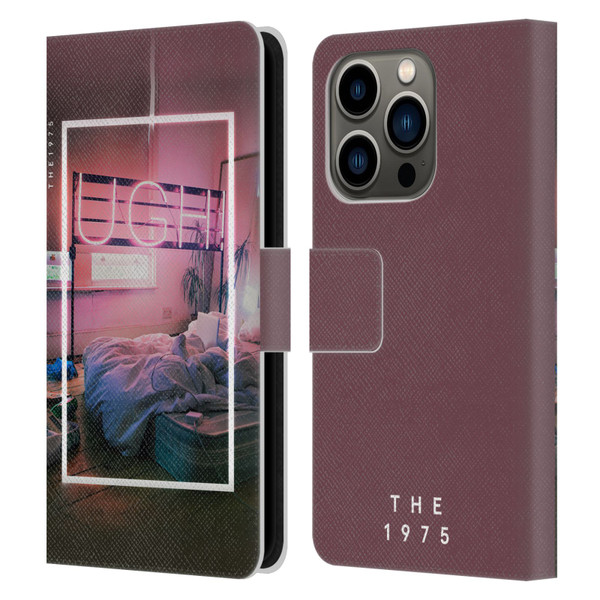 The 1975 Songs Ugh Leather Book Wallet Case Cover For Apple iPhone 14 Pro