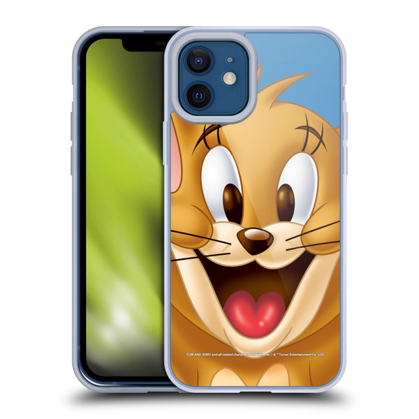 Tom and Jerry Full Face Jerry Soft Gel Case for Apple iPhone 12 / iPhone 12 Pro