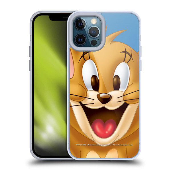 Tom and Jerry Full Face Jerry Soft Gel Case for Apple iPhone 12 Pro Max