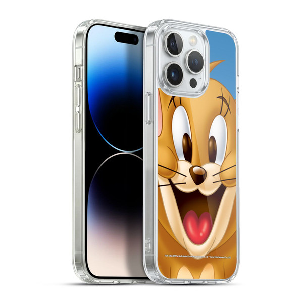 Tom and Jerry Full Face Jerry Soft Gel Case for Apple iPhone 13 Pro Max & MagSafe