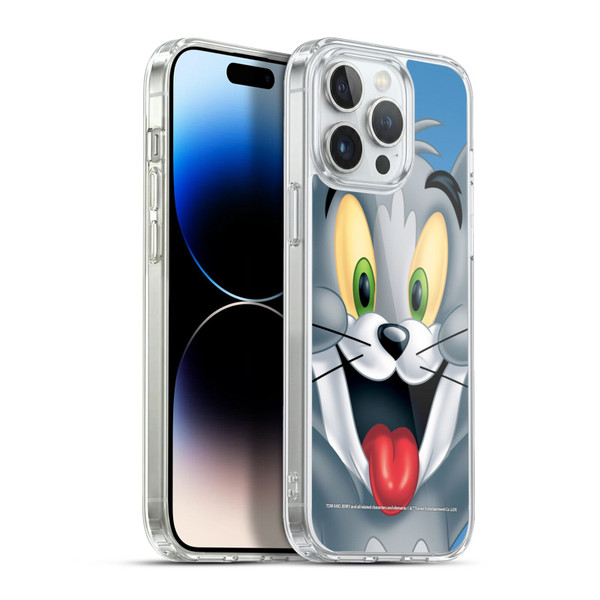 Tom and Jerry Full Face Tom Soft Gel Case for Apple iPhone 13 Pro Max & MagSafe