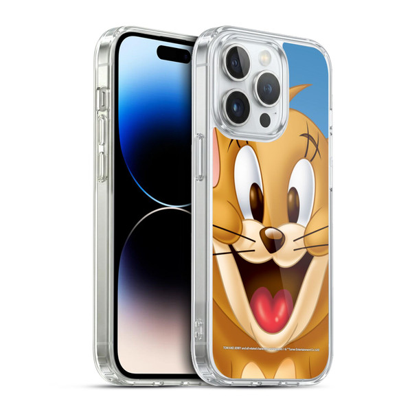 Tom and Jerry Full Face Jerry Soft Gel Case for Apple iPhone 13 Pro & MagSafe