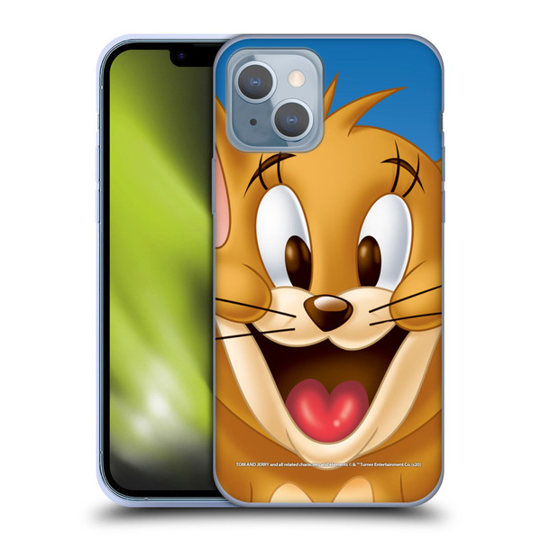 Tom and Jerry Full Face Jerry Soft Gel Case for Apple iPhone 14