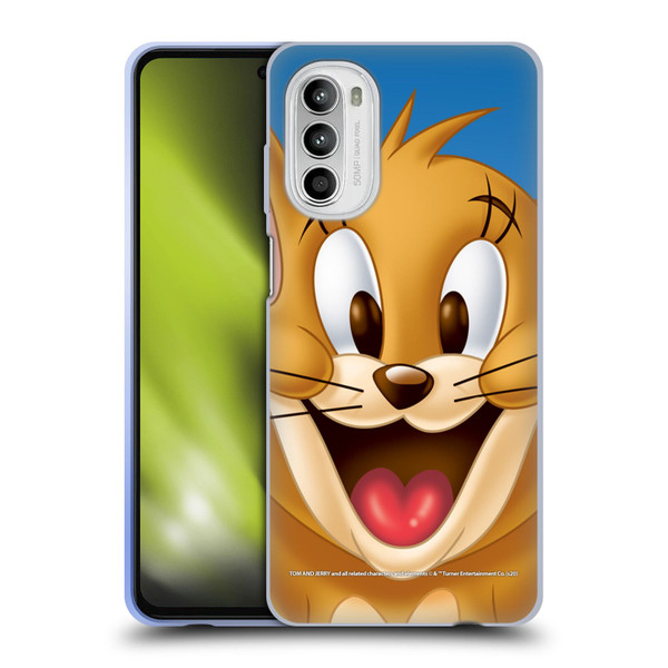 Tom and Jerry Full Face Jerry Soft Gel Case for Motorola Moto G52