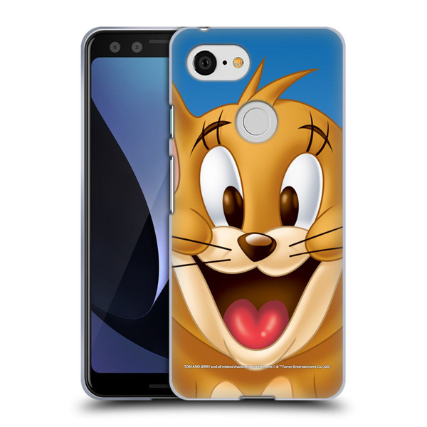 Tom and Jerry Full Face Jerry Soft Gel Case for Google Pixel 3