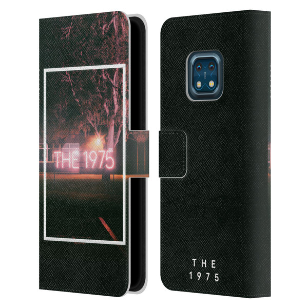 The 1975 Songs Neon Sign Logo Leather Book Wallet Case Cover For Nokia XR20