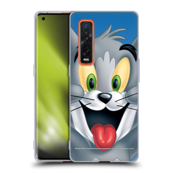 Tom and Jerry Full Face Tom Soft Gel Case for OPPO Find X2 Pro 5G