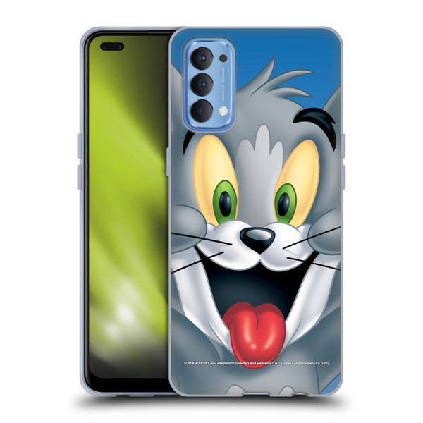 Tom and Jerry Full Face Tom Soft Gel Case for OPPO Reno 4 5G