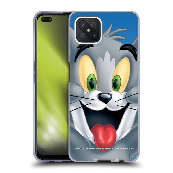 Tom and Jerry Full Face Tom Soft Gel Case for OPPO Reno4 Z 5G