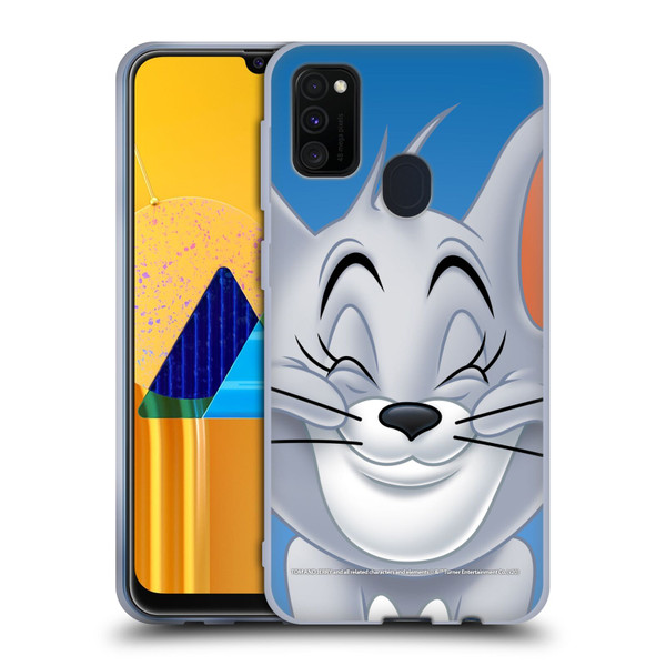 Tom and Jerry Full Face Nibbles Soft Gel Case for Samsung Galaxy M30s (2019)/M21 (2020)