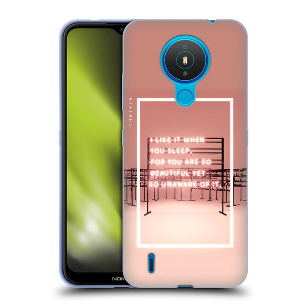 The 1975 Songs I Like It When You Sleep Soft Gel Case for Nokia 1.4