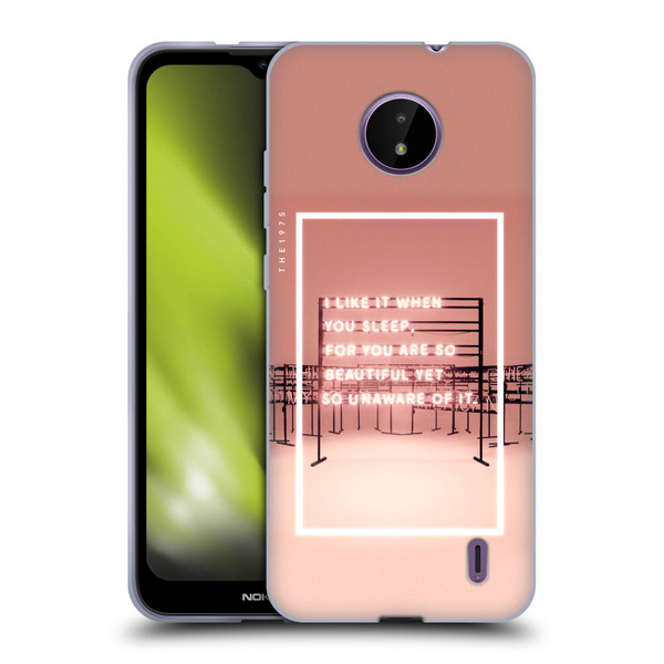 The 1975 Songs I Like It When You Sleep Soft Gel Case for Nokia C10 / C20